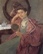 Mary Cassatt Lady in front of the dressing table oil